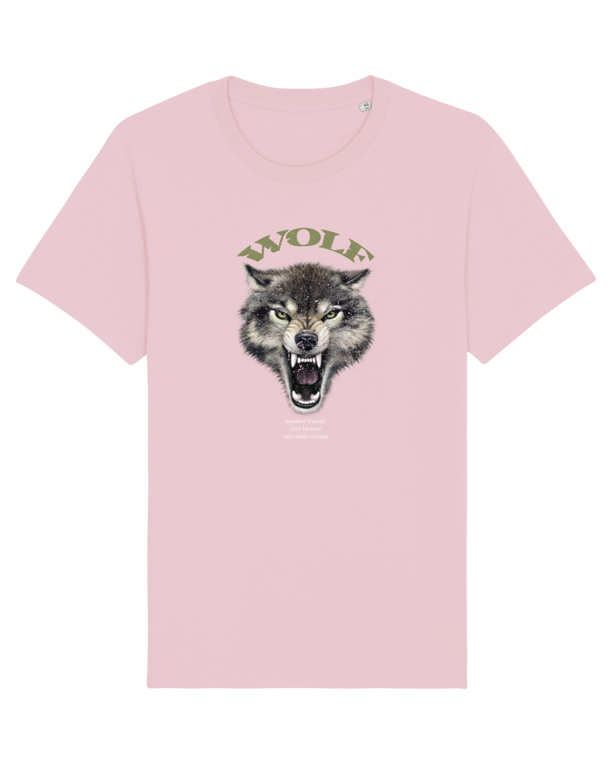 Tricou mânecă scurtă Unisex Rocker Cotton Pink