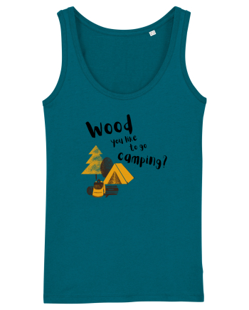 Wood you like to go camping? (negru)  Ocean Depth