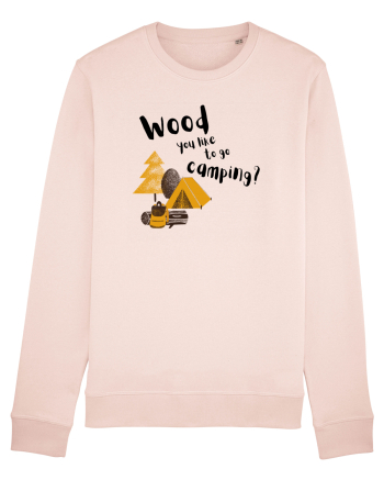 Wood you like to go camping? (negru)  Candy Pink