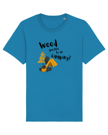 Wood you like to go camping? (negru)  Azur