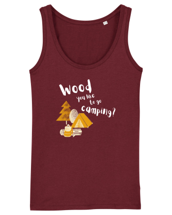 Wood you like to go camping? (alb)  Burgundy