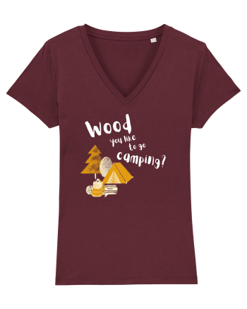 Wood you like to go camping? (alb)  Burgundy