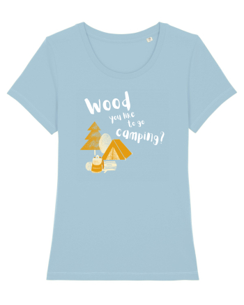 Wood you like to go camping? (alb)  Sky Blue