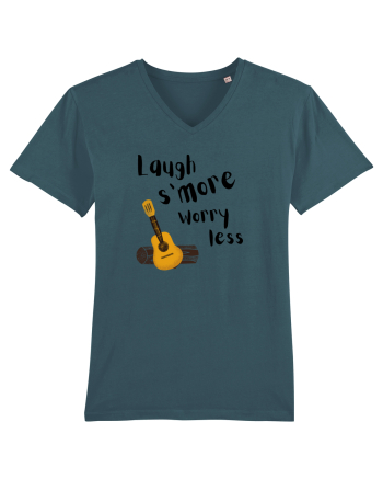 Laugh s'more worry less (negru)  Stargazer