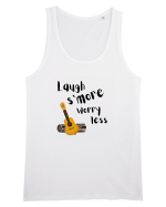 Laugh s'more worry less (negru)  Maiou Bărbat Runs