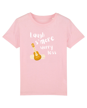 Laugh s'more worry less (alb)  Cotton Pink