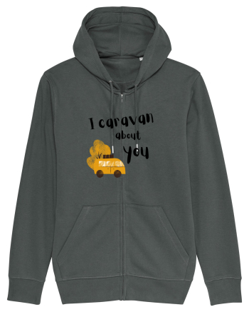 I caravan about you (negru)  Anthracite