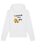 I caravan about you (negru)  Hanorac Unisex Drummer