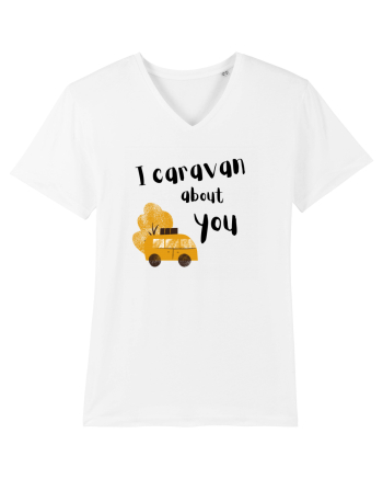 I caravan about you (negru)  White