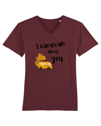 I caravan about you (negru)  Burgundy