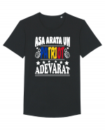 Asa arata un patriot adevarat Tricou mânecă scurtă guler larg Bărbat Skater