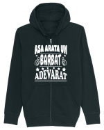 Asa arata un barbat adevarat Hanorac cu fermoar Unisex Connector