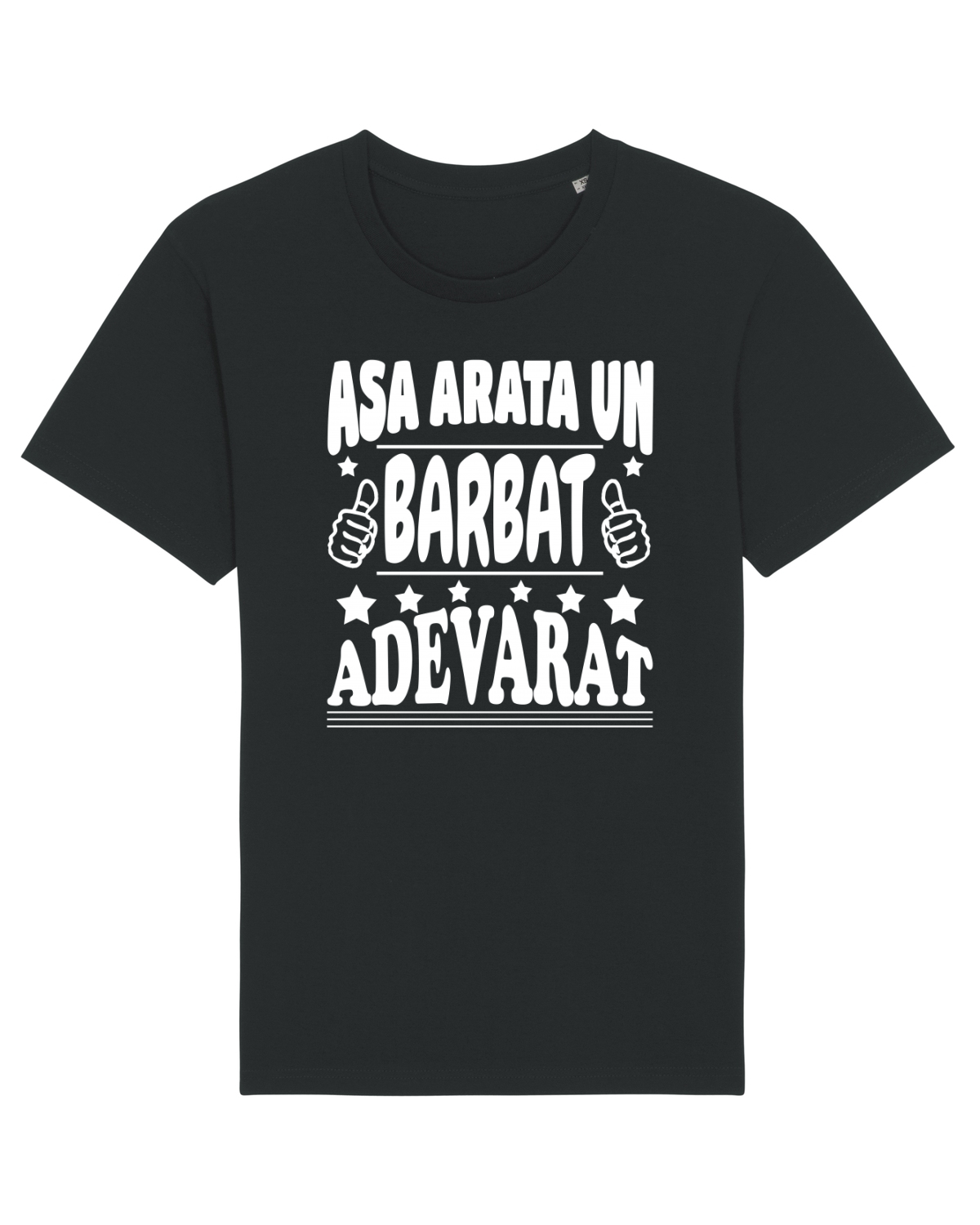 Tricou mânecă scurtă Unisex Rocker Black