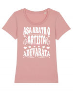 Asa arata o artista adevarata Tricou mânecă scurtă guler larg fitted Damă Expresser