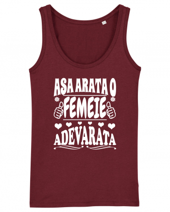 Asa arata o femeie adevarata Burgundy