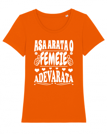 Asa arata o femeie adevarata Bright Orange