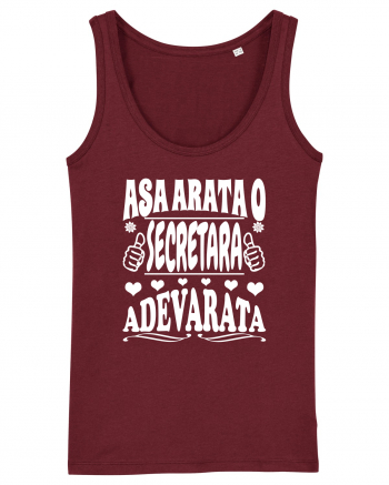 Asa arata o secretara adevarata Burgundy