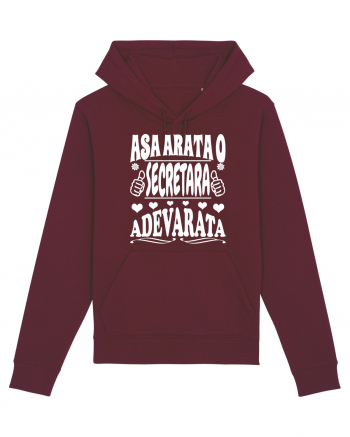 Asa arata o secretara adevarata Burgundy