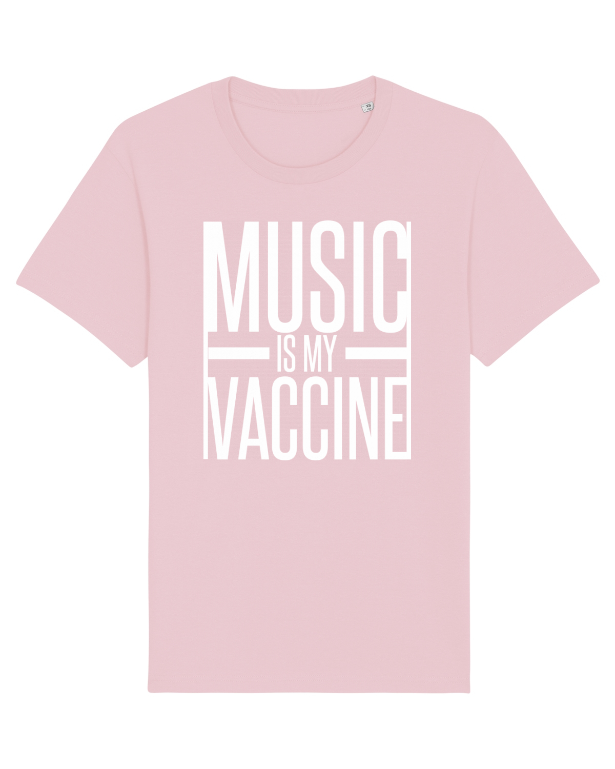 Tricou mânecă scurtă Unisex Rocker Cotton Pink