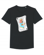 Rotten Brand - Gipsy King deck card Tricou mânecă scurtă guler larg Bărbat Skater