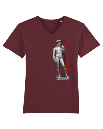 Michelangelo David Burgundy