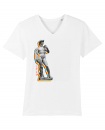  Michelangelo - David Tricou mânecă scurtă guler V Bărbat Presenter