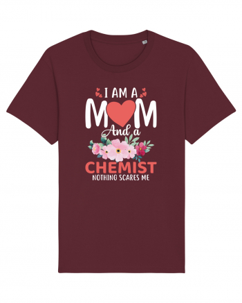 I Am A Mom And A Chemist Nothing Scares Me Burgundy