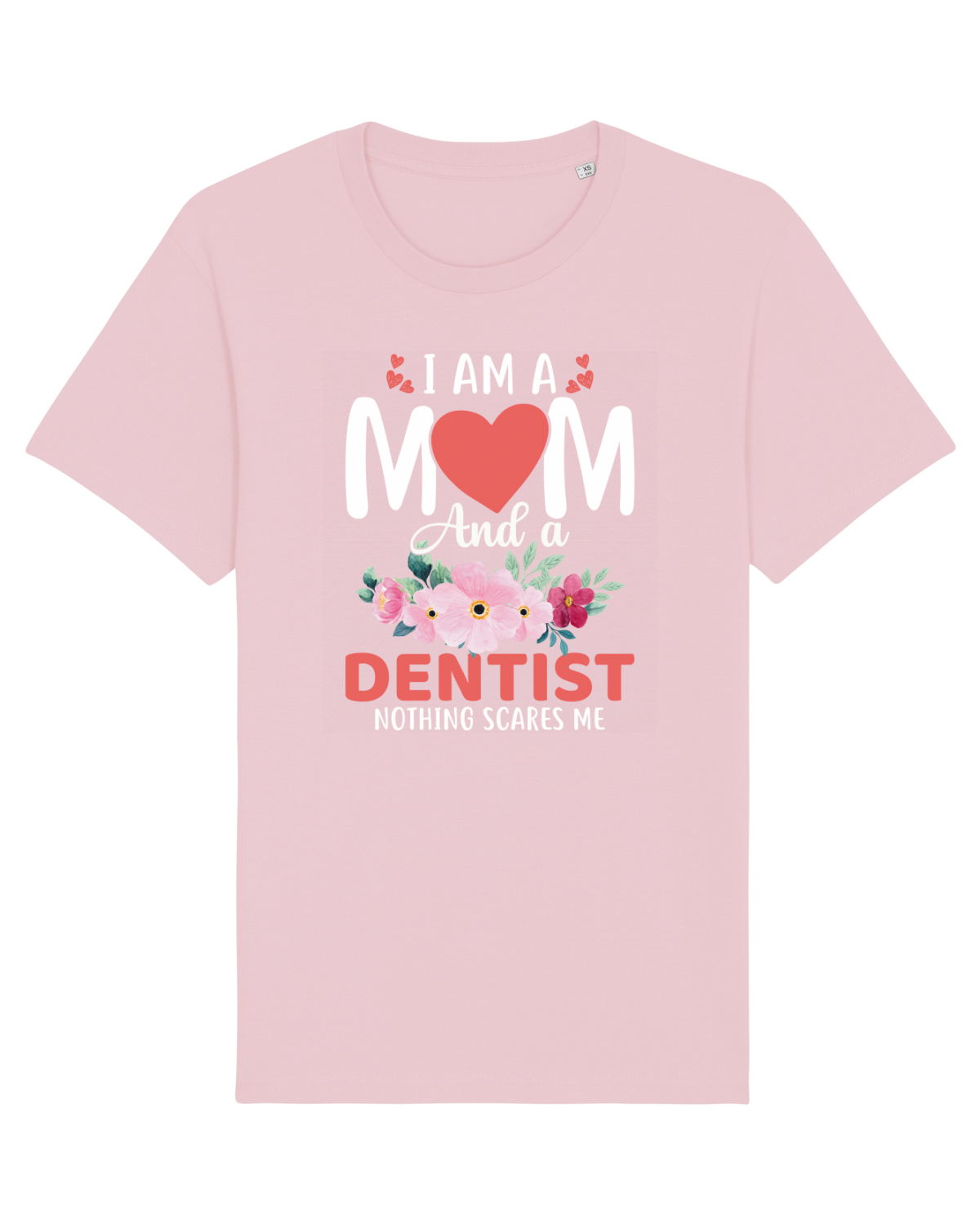 Tricou mânecă scurtă Unisex Rocker Cotton Pink