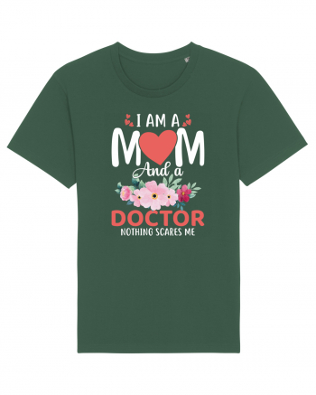 I Am A Mom And A Doctor Nothing Scares Me Bottle Green