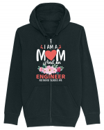 I Am A Mom And A Engineer Nothing Scares Me Hanorac cu fermoar Unisex Connector