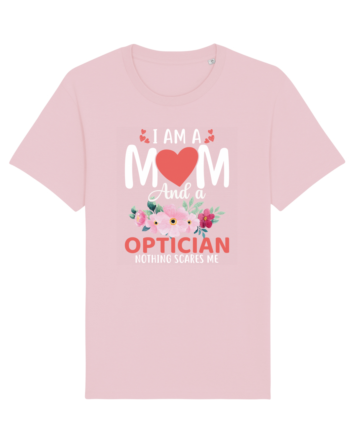 Tricou mânecă scurtă Unisex Rocker Cotton Pink