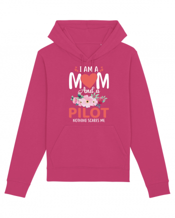 I Am A Mom And A Pilot Nothing Scares Me Raspberry