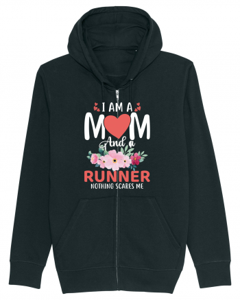 I Am A Mom And A Runner Nothing Scares Me Black