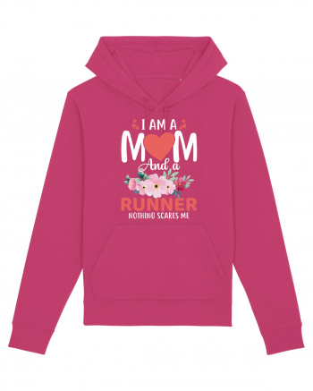 I Am A Mom And A Runner Nothing Scares Me Raspberry