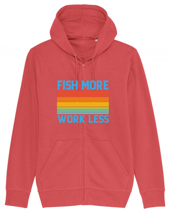 Fish More Work Less Carmine Red