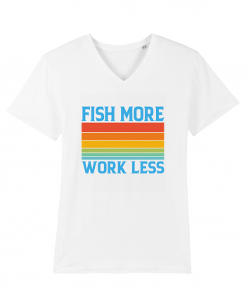 Fish More Work Less White