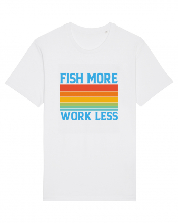 Fish More Work Less White