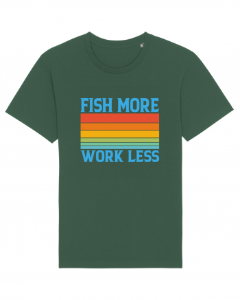 Fish More Work Less Bottle Green