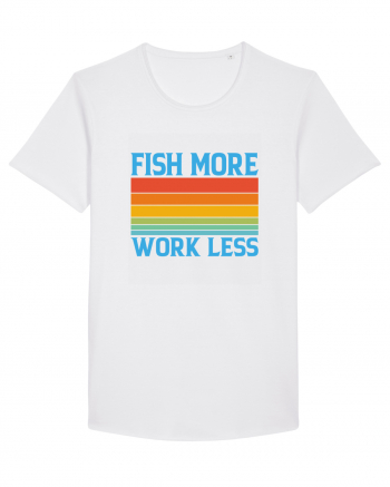 Fish More Work Less White