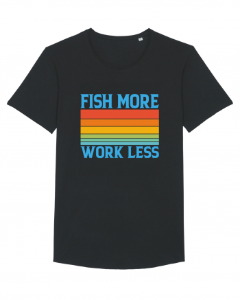 Fish More Work Less Black