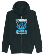 Fishing Anger Management Hanorac cu fermoar Unisex Connector
