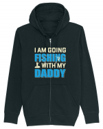 I Am Going Fishing With My Daddy Hanorac cu fermoar Unisex Connector