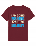 I Am Going Fishing With My Daddy Tricou mânecă scurtă  Copii Mini Creator