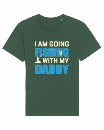 I Am Going Fishing With My Daddy Bottle Green