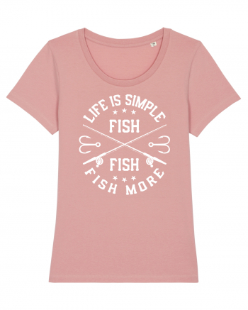 Life Is Simple Fish More Canyon Pink