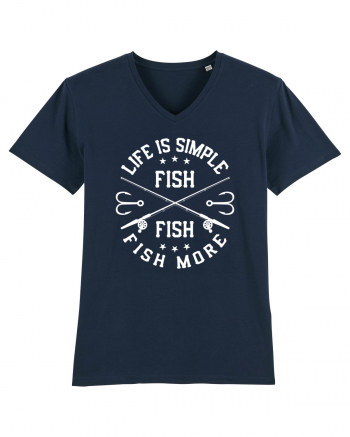 Life Is Simple Fish More French Navy