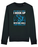 On Weekends I HooK Up Bluză mânecă lungă Unisex Rise