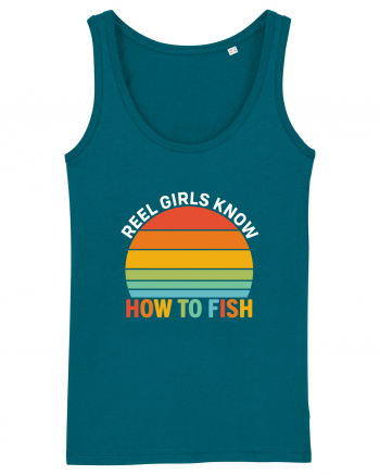 Reel Girl Know How To Fish Ocean Depth