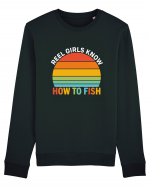 Reel Girl Know How To Fish Bluză mânecă lungă Unisex Rise