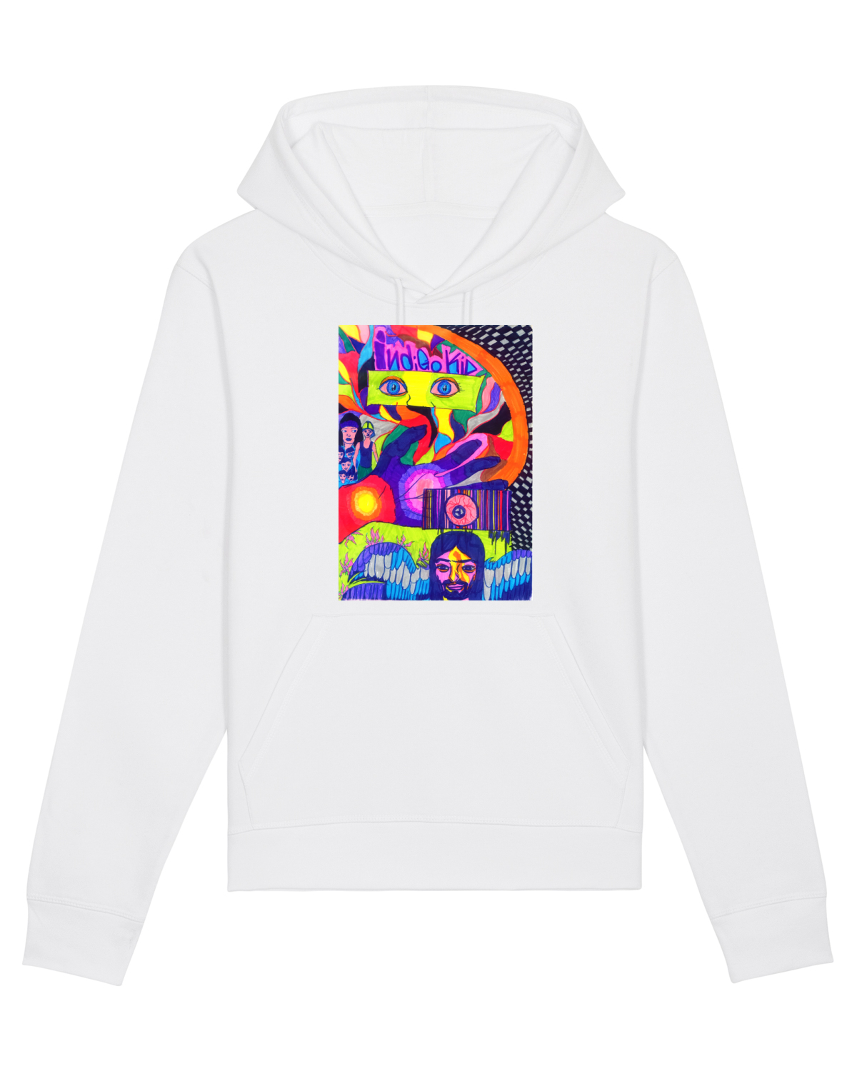 Hanorac Unisex Drummer White